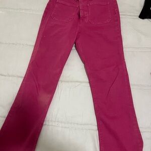 hot pink zara jeans